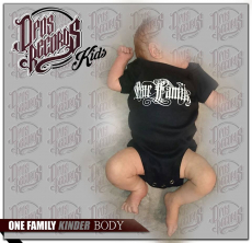 One Family - Kinder Body schwarz
