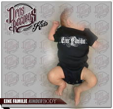 Eine Familie - Kinder Body schwarz