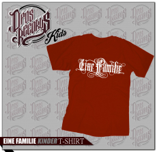 Eine Familie - Kinder Shirt rot