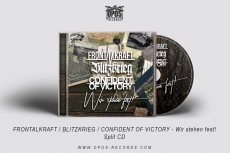 Frontalkraft / Blitzkrieg / Confident of Victory - Wir stehen fest! - 3er Split-CD