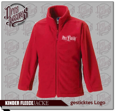 One Family - Kinder - Fleecejacke rot