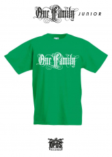 One Family - Kinder Shirt gr&uuml;n