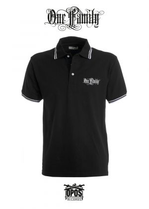One Family - Herren Poloshirt schwarz