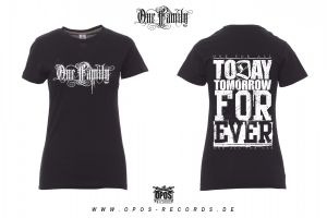 One Family - Girly schwarz