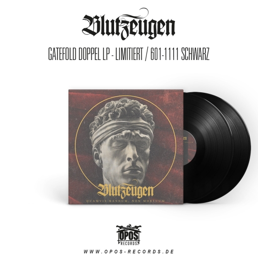 BLUTZEUGEN - Quamvis bannum, non mortuum - DOPPEL LP schwarz