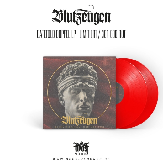 BLUTZEUGEN - Quamvis bannum, non mortuum - DOPPEL LP rot