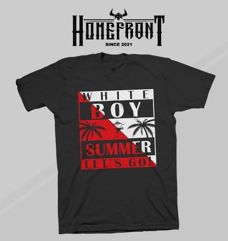 Homefront - White boy summer - Shirt schwarz