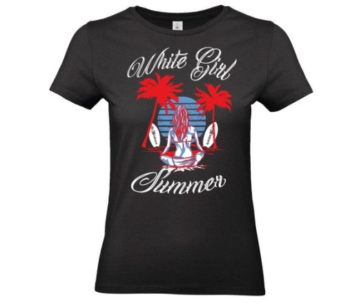 Homefront - White Girls Summer 2 - Damen Shirt schwarz