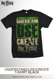 Understand Use Create - Shirt schwarz
