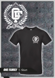 One Family - Ehrenkranz - Shirt schwarz